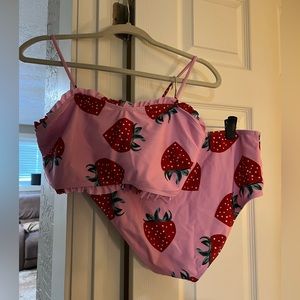 Strawberry Bikini Swimsuit Size 0XL
